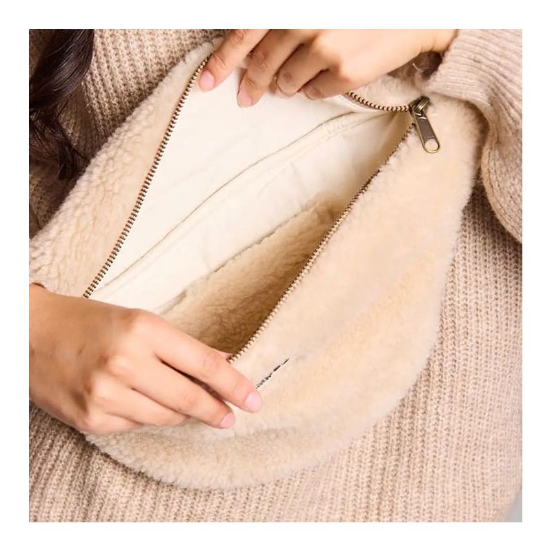Sac banane Sasha 40 cm Teddy Beige