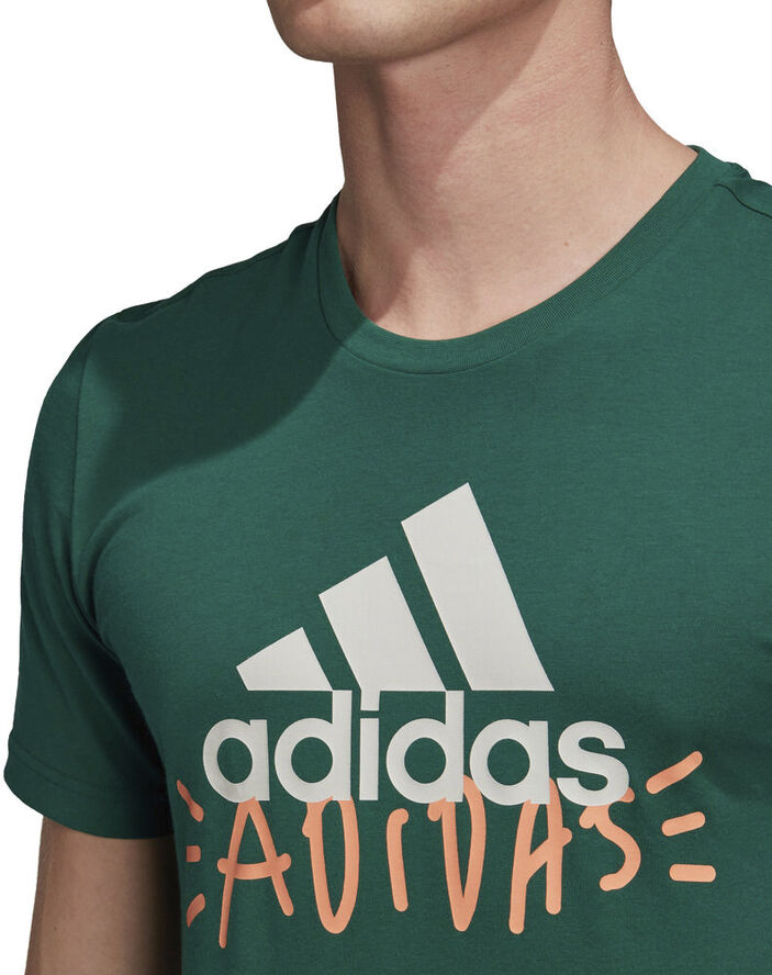 adidas Doodle Basic Badge Of Sport T-shirt Grøn