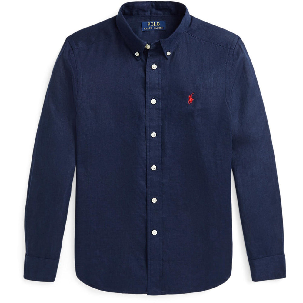 Køb Polo Ralph Lauren Newport Navy Sport Skjorte
