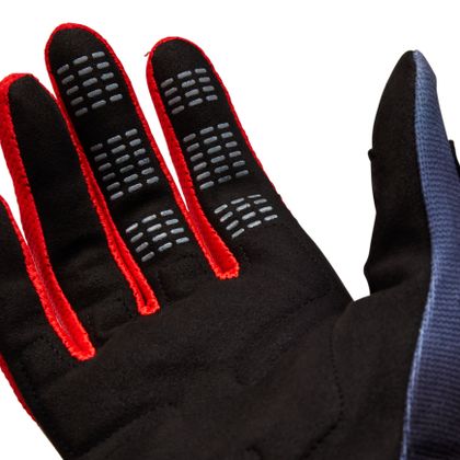 Gants cross Fox 180 - INTERFERE 2024 - Gris / Rouge