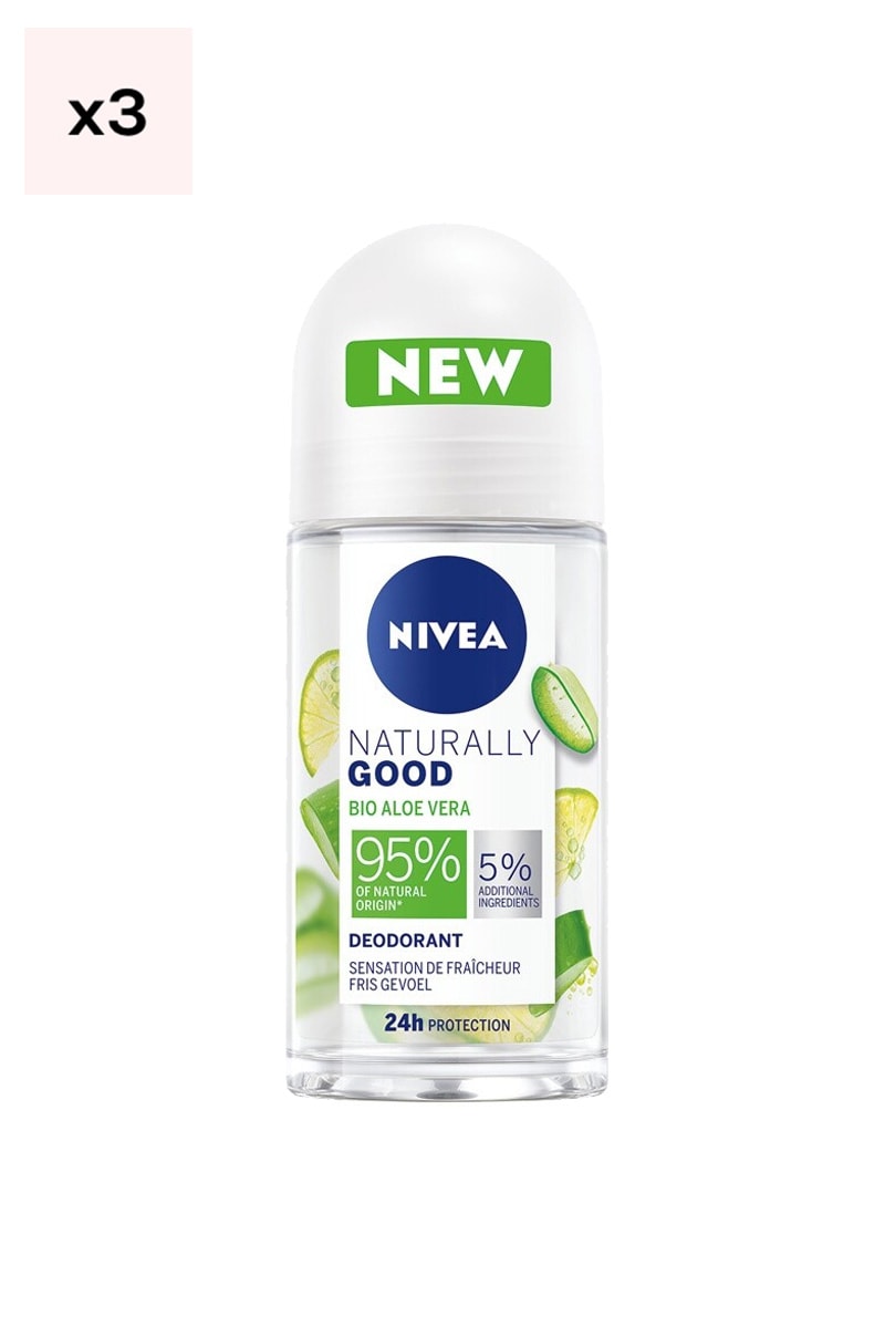 Déodorants bille - Aloe vera - Naturally Good - 3 x 50 ml
