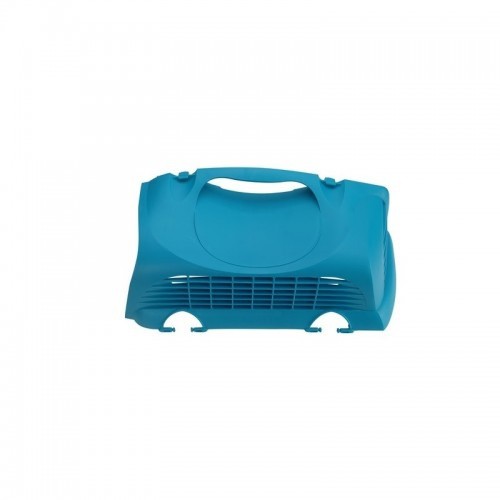 Porta superior esquerda. Transportadora para gatos Catit Cabrio, vermelha.