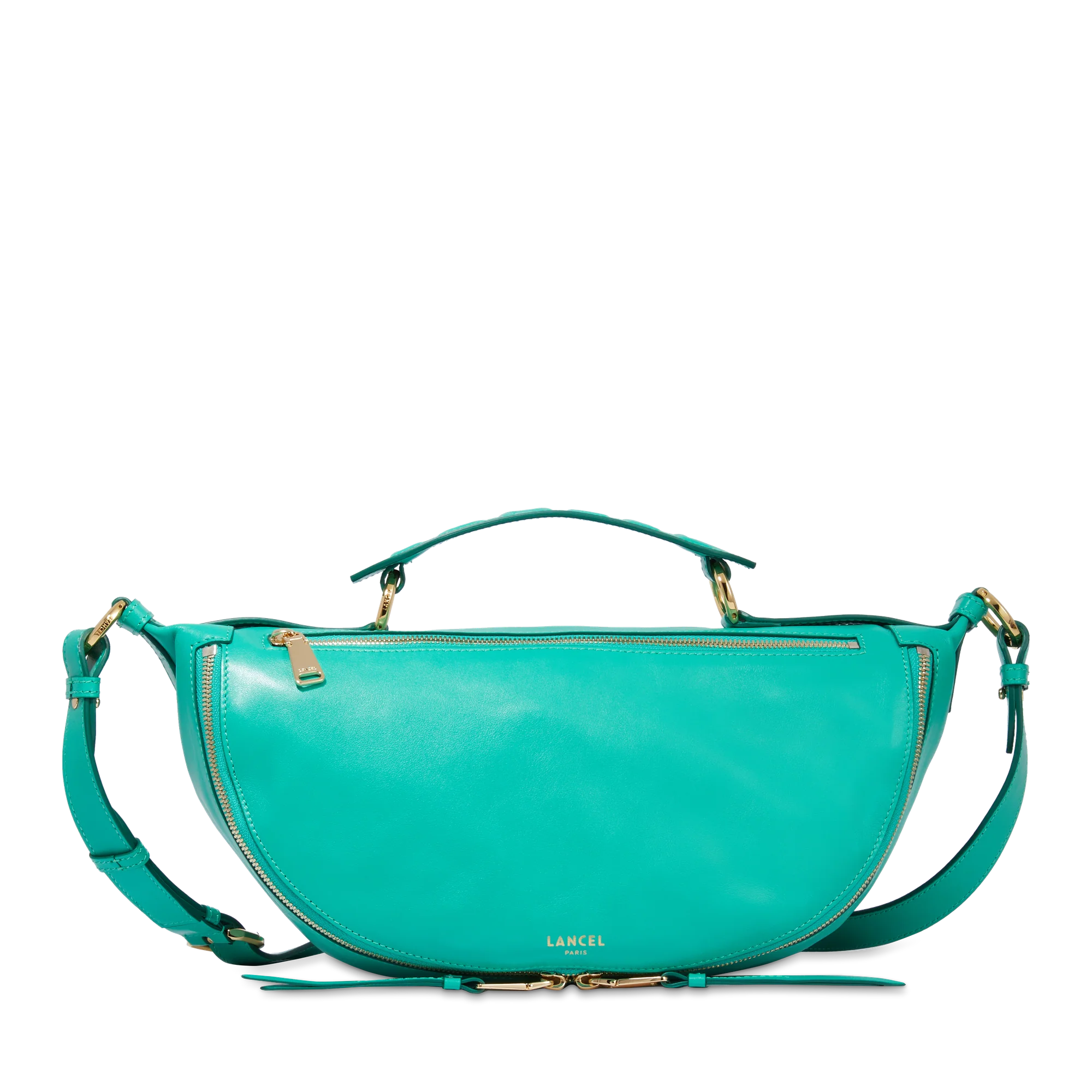 Sac porté croisé M Origami de Lancel-Emeraude