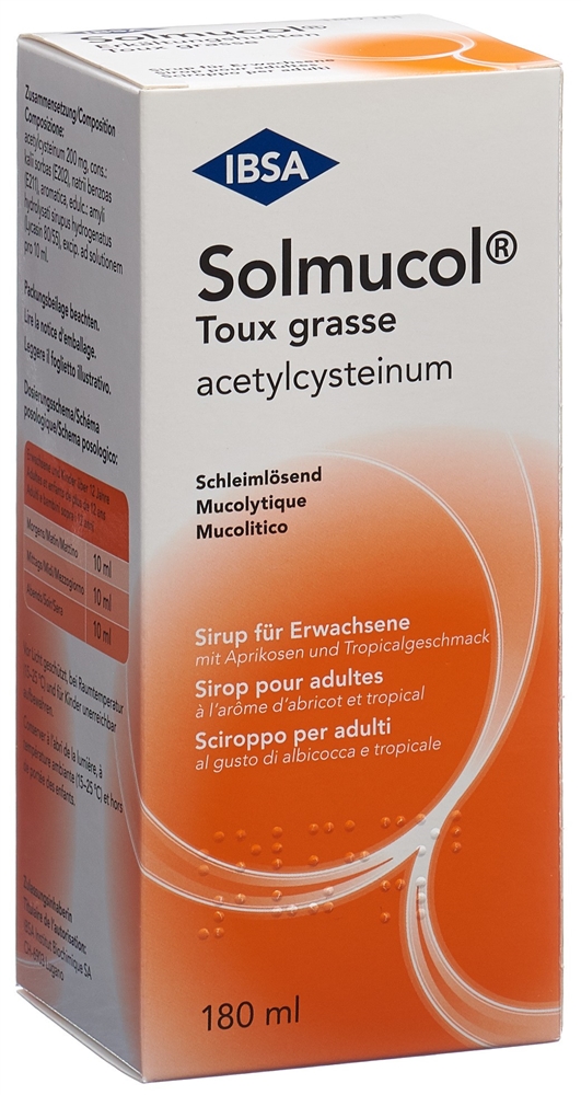 SOLMUCOL Erkältungshusten Sirup 200 mg/10ml Fl 180 ml