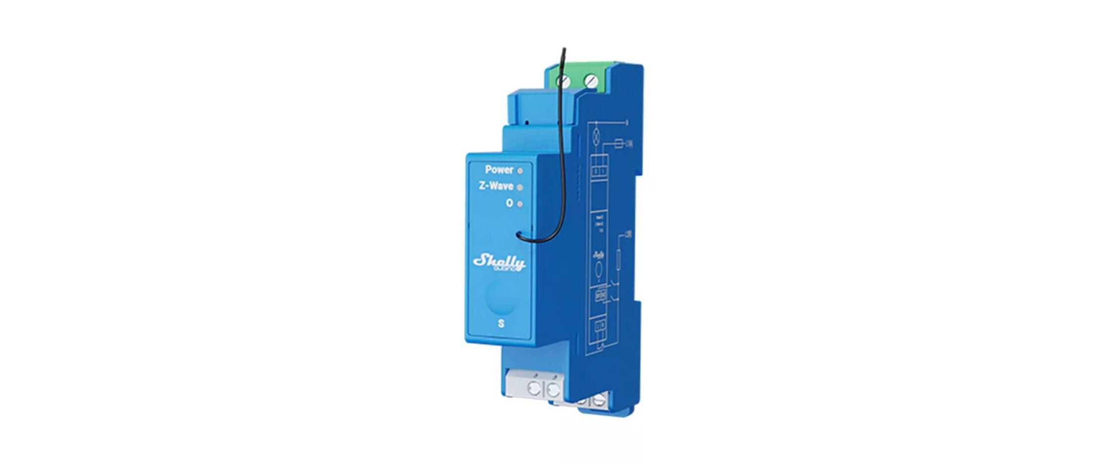 WLAN-Schaltaktor Qubino Wave PRO 1, Z-WaveProfessioneller 1-Kanal-DIN-Schienen-Z-Wave-Smart-Schalter mit potenzialfreien Kontakten​