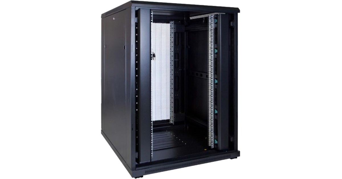 DSI22U serverkast met geperforeerde deur - DS8022PP server rack  (Zwart, 800 x 1000 x 1200mm)