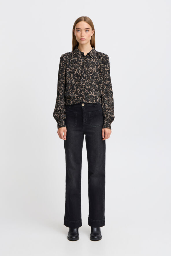 Atelier Rêve IRELOI PA Black washed denim