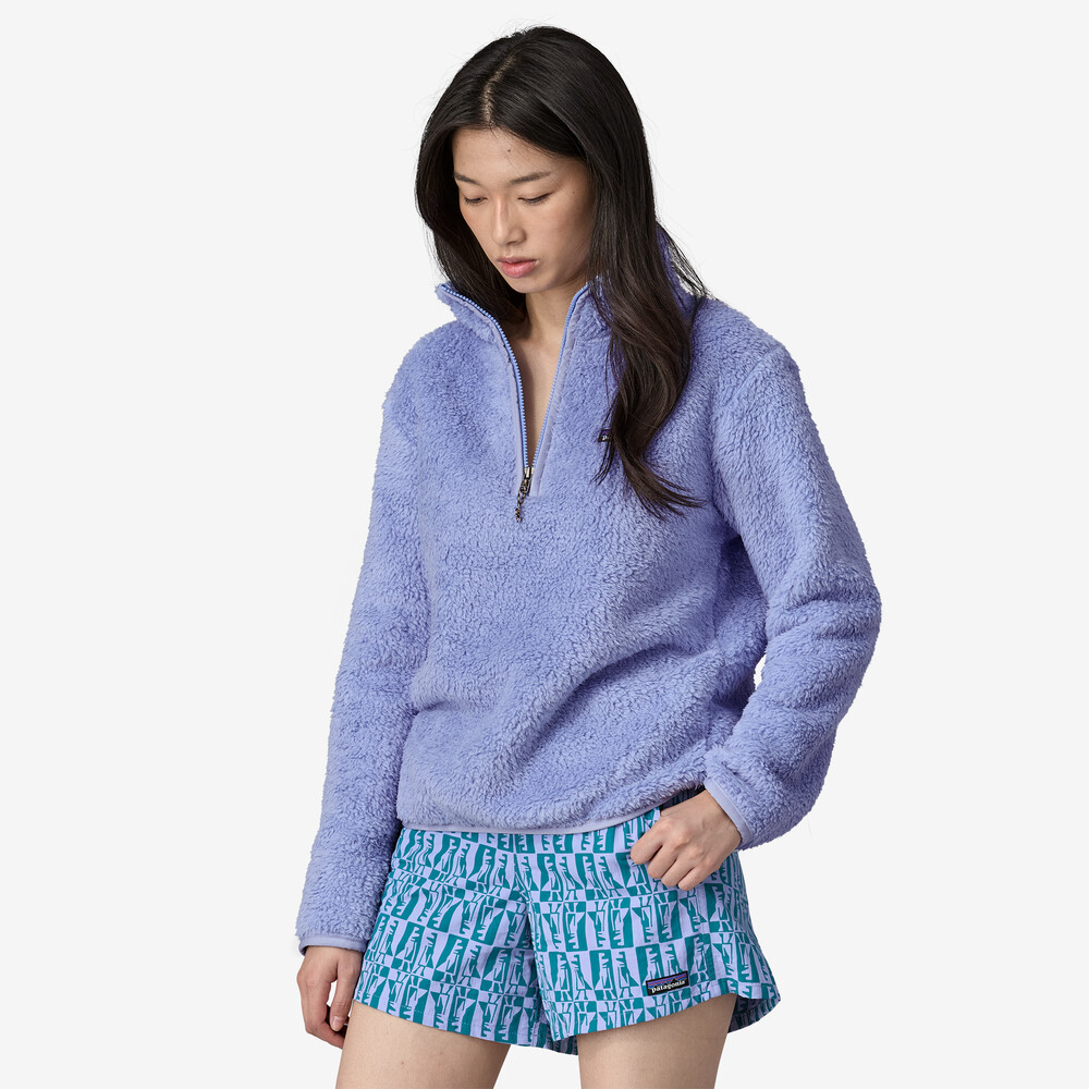 Damen-Fleecejacke von Los Gatos mit 1/4-Reißverschluss
