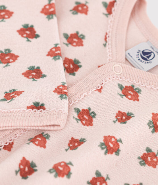 Pyjama fleurs en velours
