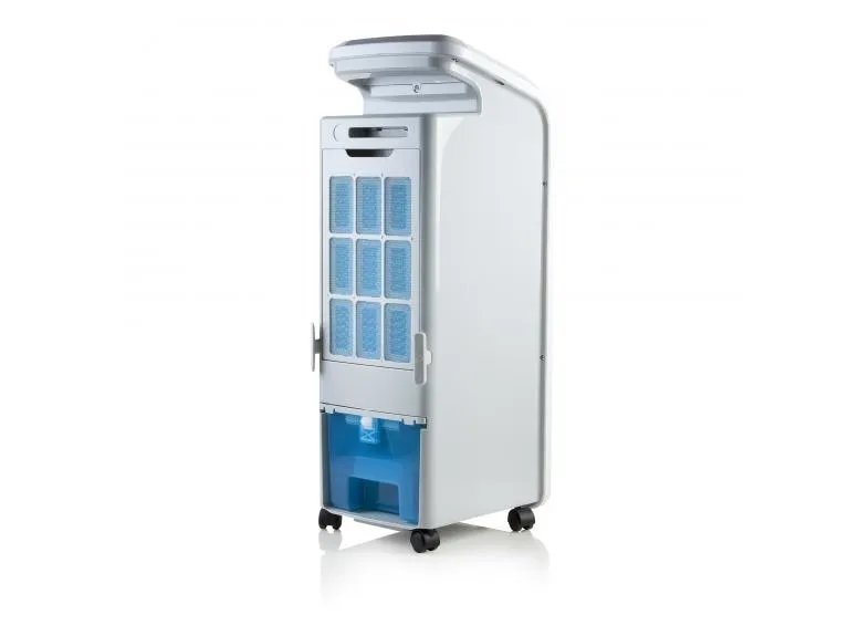 Domo DO153A, Husholdning tårnventilator, Hvid, Gulv, Knapper, 5 L