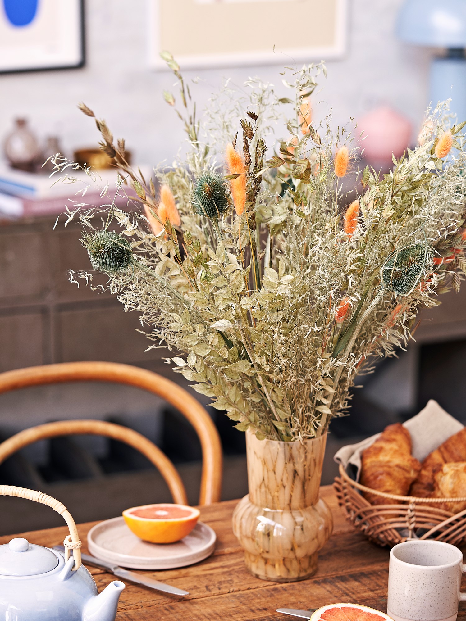 Tørrede blomster Orange medium | Burned Orange | Mots More