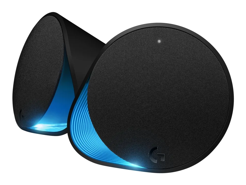 Logitech G560 - Højttalersystem - til PC - 2.1-kanal - trådløs - Bluetooth - USB - 120 Watt (Total)