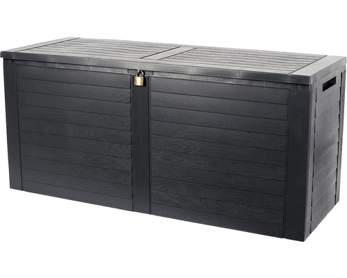 Opbergdoos 44 x 115 x 53 cm, kunststof, antraciet