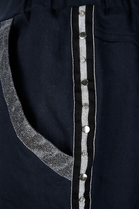 Hose, Slim Fit, edler Seitenstreifen, Elastikbund