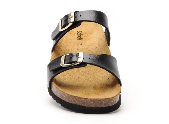 Scholl mules et sabots plats femme clea 31559 noir