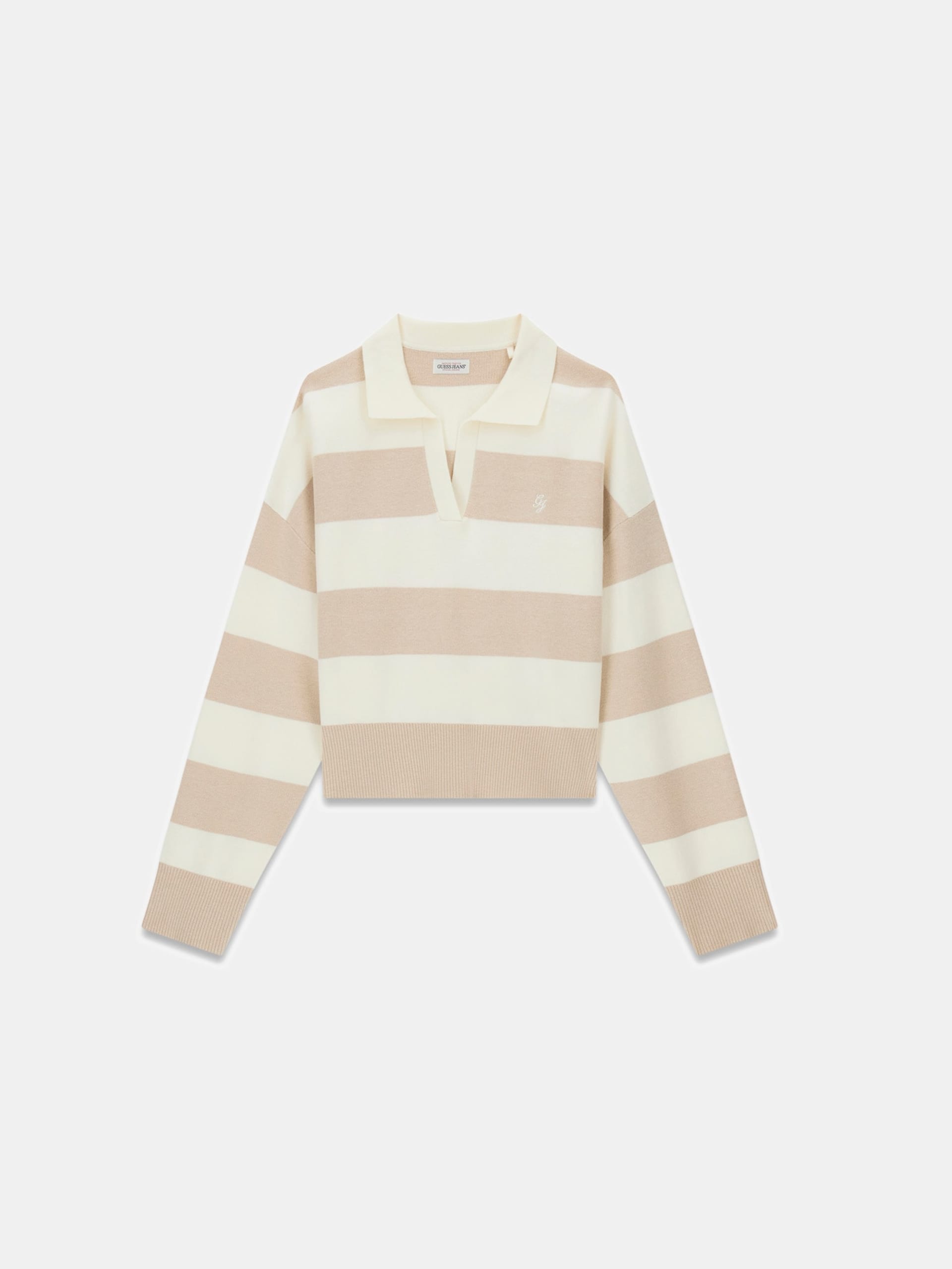 Suéter polo listrado