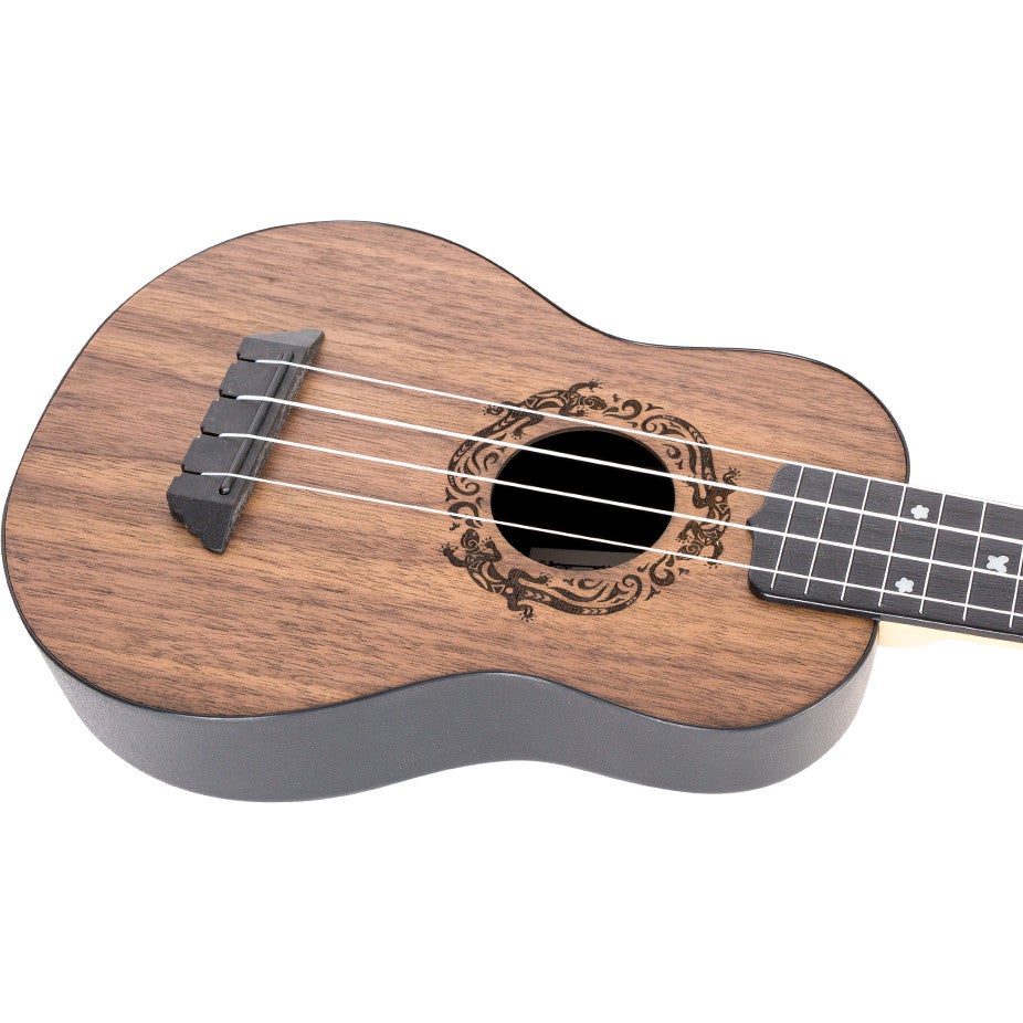 Flight Travel Series TUS50 Walnut Salamander sopraan ukelele met gigbag