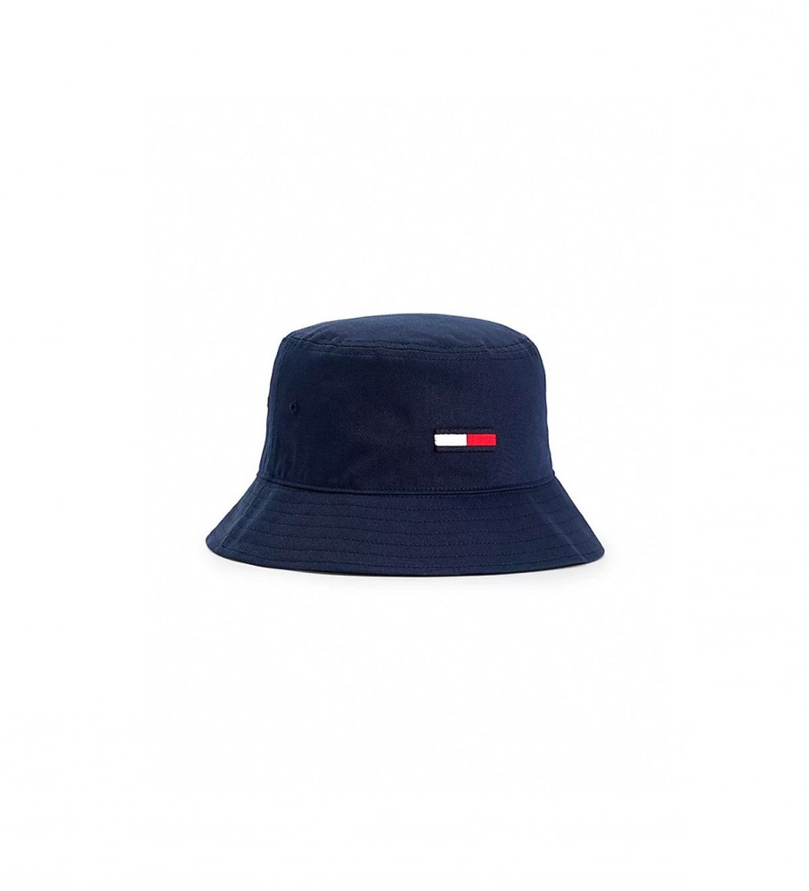 Chapéu Bucket Tommy Jeans com Logotipo Azul Marinho