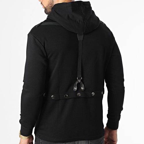 Sweat Capuche F693 Noir