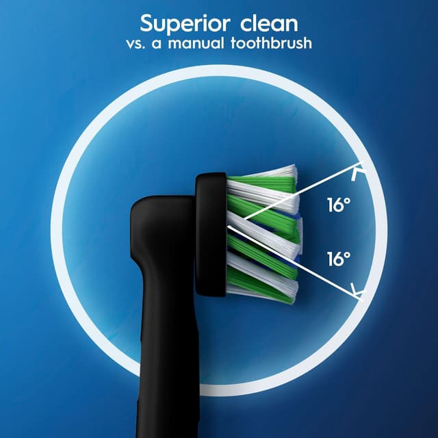 Oral-B CrossAction tandbørstehoveder 325482 (sort)