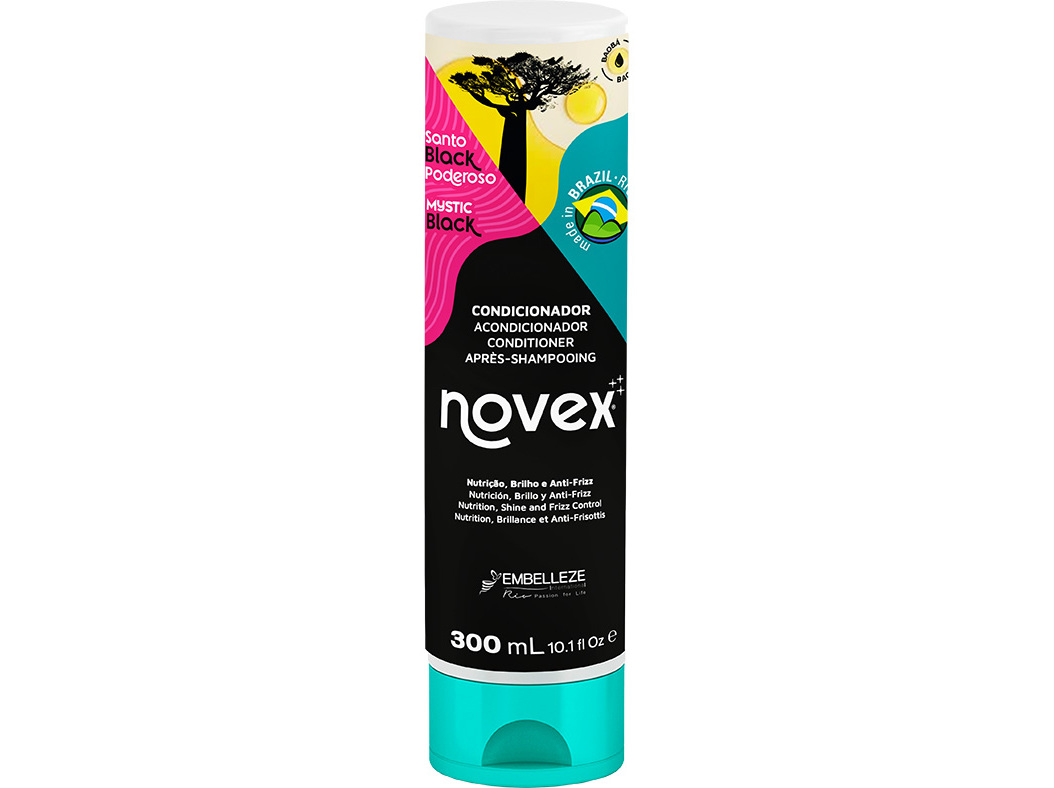 CONDICIONADOR NOVEX SANTO BLACK PODEROSO 300ML