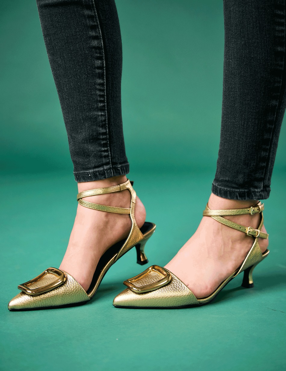 Glattleder Pumps