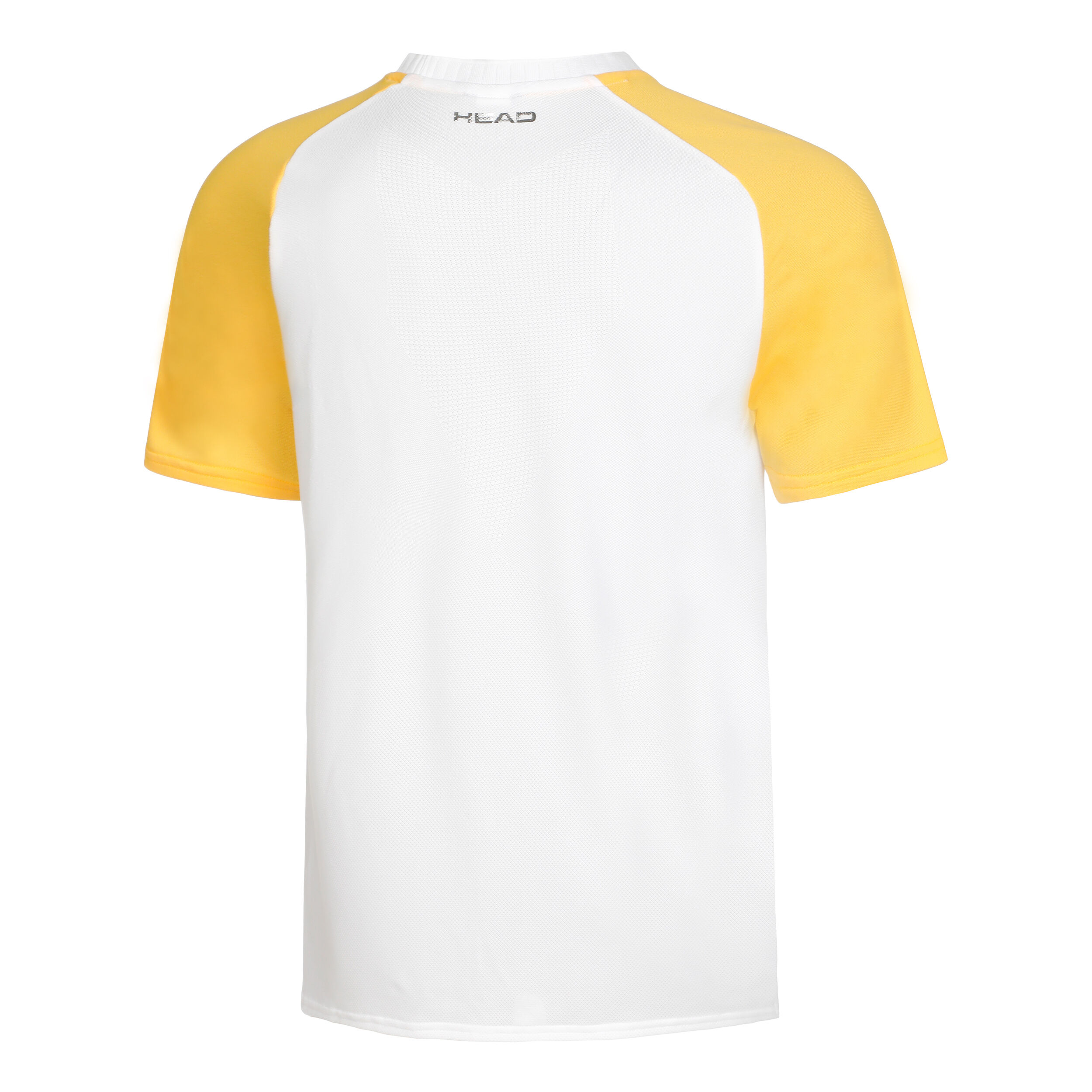HEAD Performance Mc New York T-shirt Hommes - Blanc , Jaune Doré