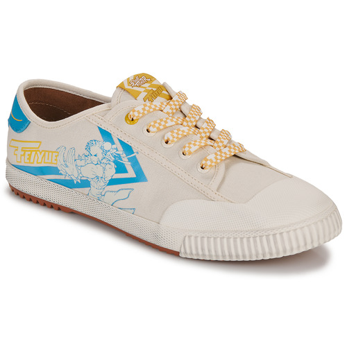 Feiyue - Fe Lo 1920 Street Fighter - Blanc / Bleu / Jaune