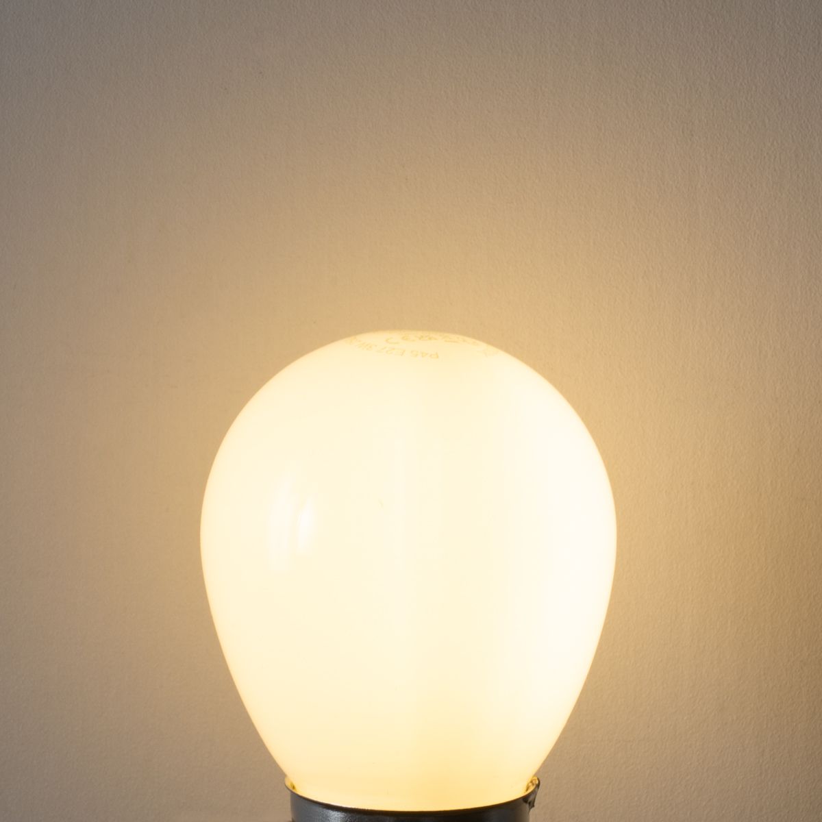 E27 dimbare LED lamp P45 opaal glas 3W 250 lm 2700K