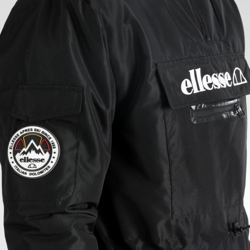 Parka Col Zippé Fourrure Paganella SHD09143 Noir