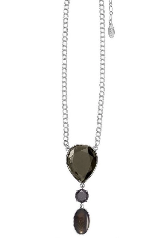 Pilgrim GoDiva Damenhalskette, grey/silver 549121