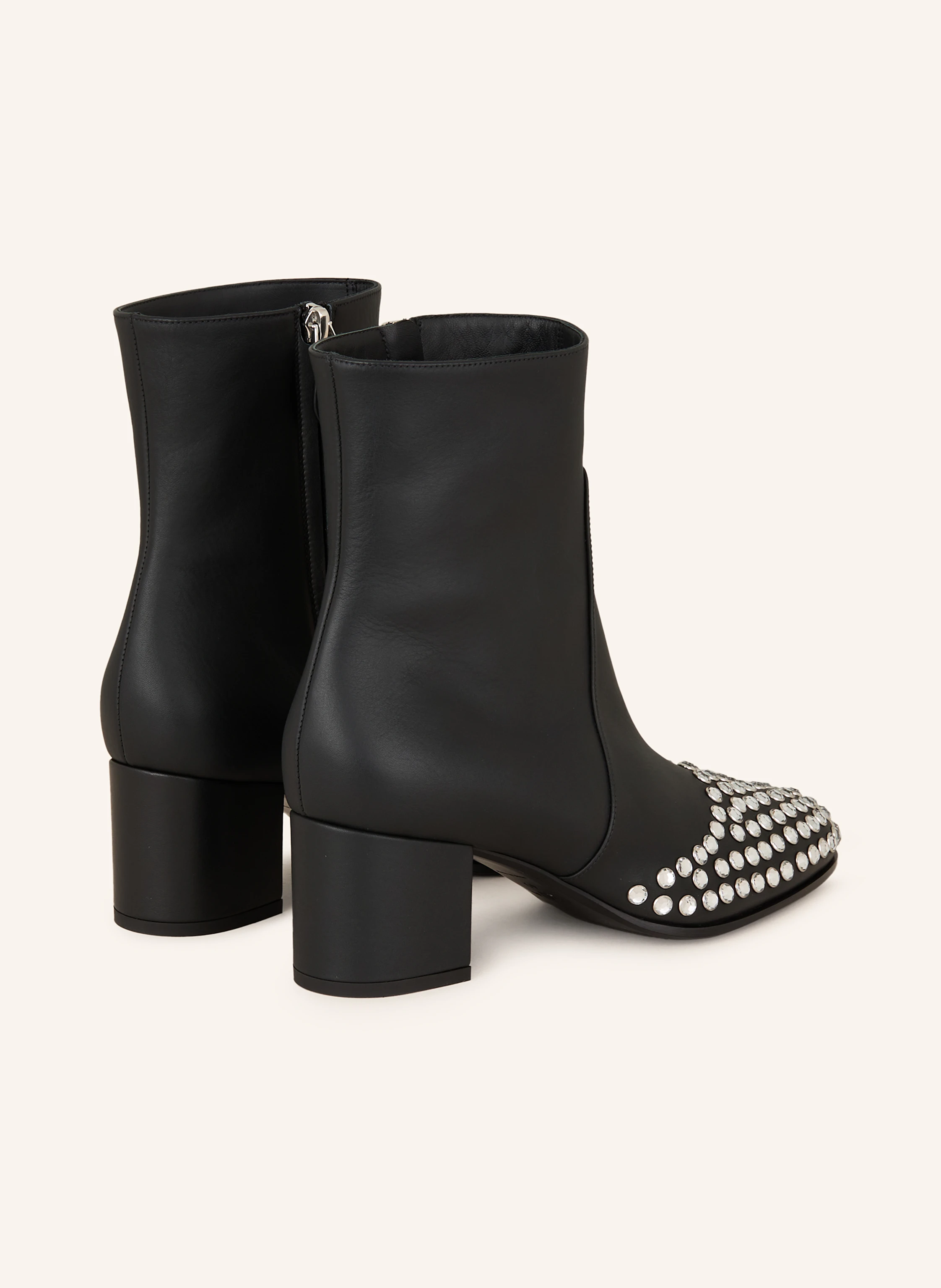 ALAÏA Stiefeletten mit Schmucksteinen