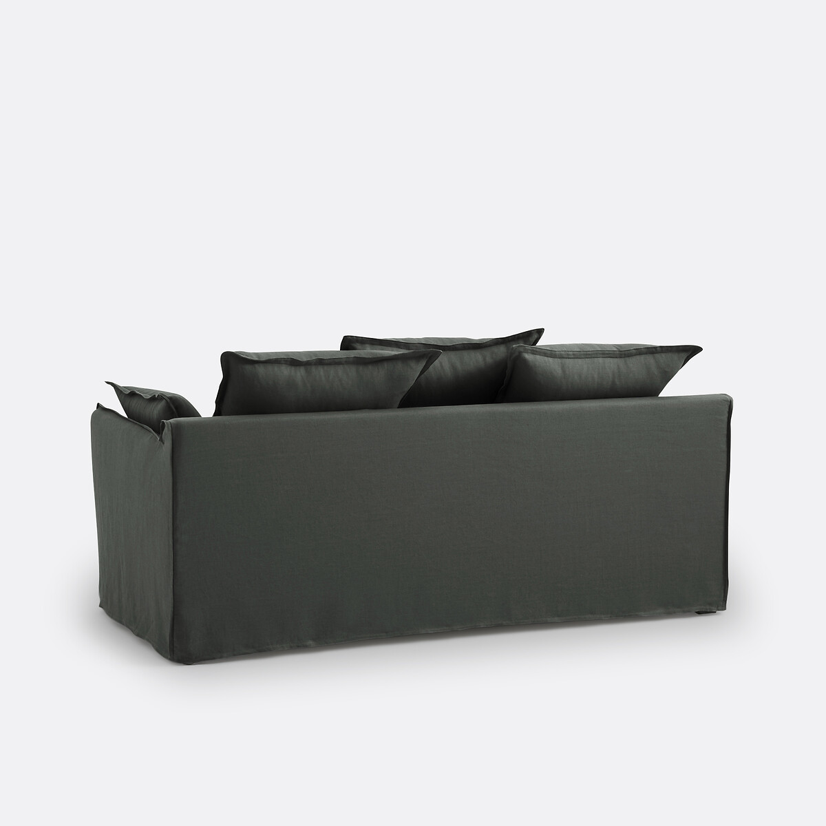 LA REDOUTE INTERIEURS<br>Slaapbank H14 cm, gekreukt linnen, Odna