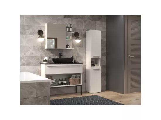 Etagère de salle de bains Nel III BLANC