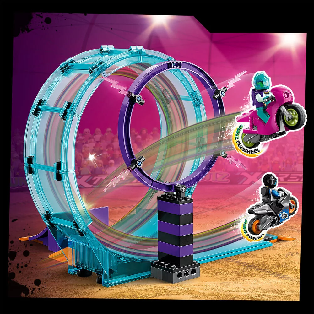 LEGO®CITY 60361  - LE DEFI ULTIME DES MOTARDS CASCADEURS