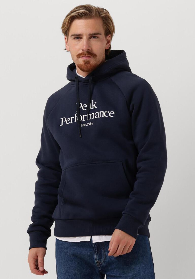 PEAK PERFORMANCE blauwe peak performance sweater original hood