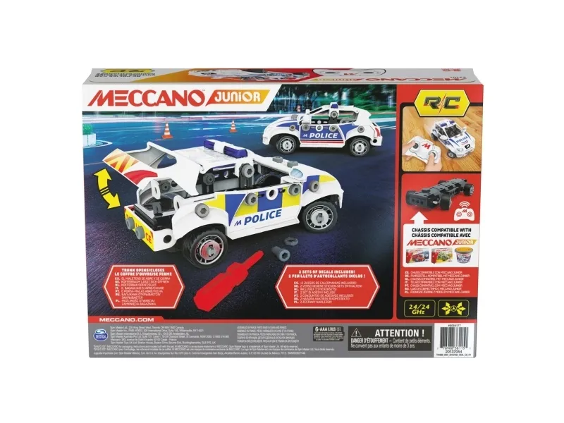 Meccano JR RC politibil
