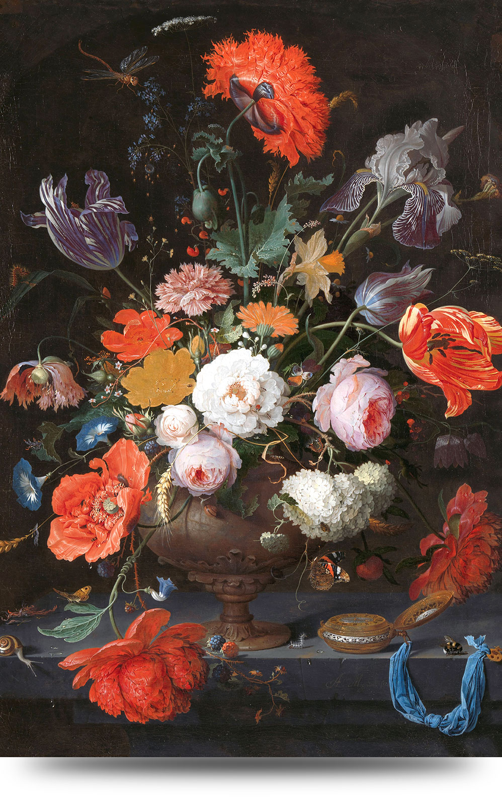 Bloemstillevens Rijksmuseum - Canvas schilderijen 10 - 100 x 150 cm