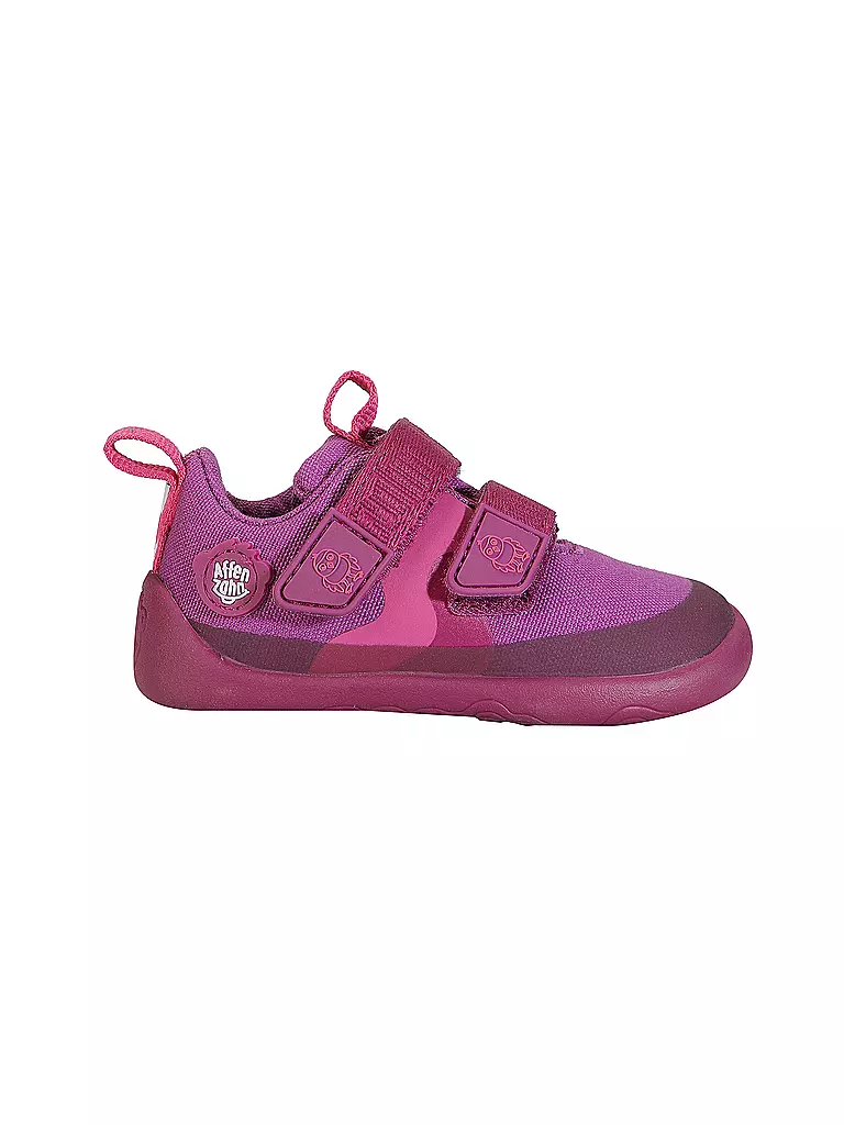 AFFENZAHN Kinder Sneaker Barfußschuhe  COTTON LUCKY Vogel beere