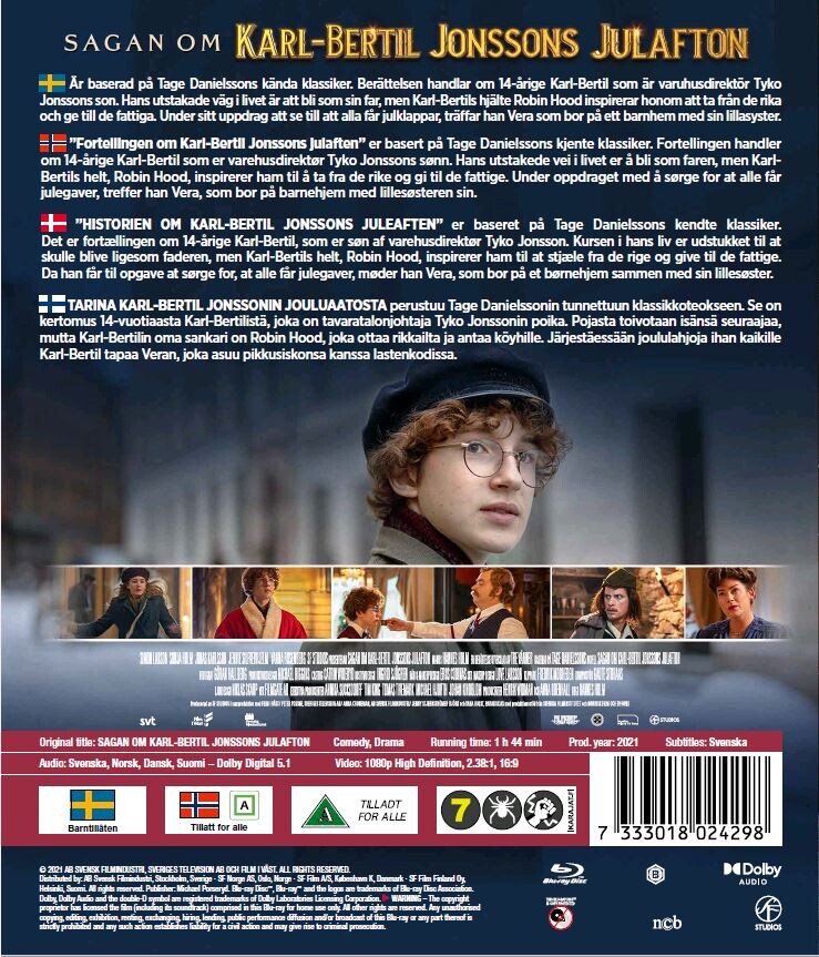 Sagan Om Karl Bertil Jonssons Julafton - DVD