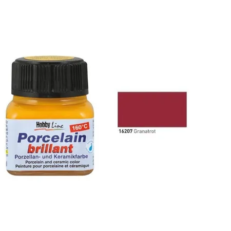 KREUL Glass & Porcelain Classic, granatrot, 20 ml
