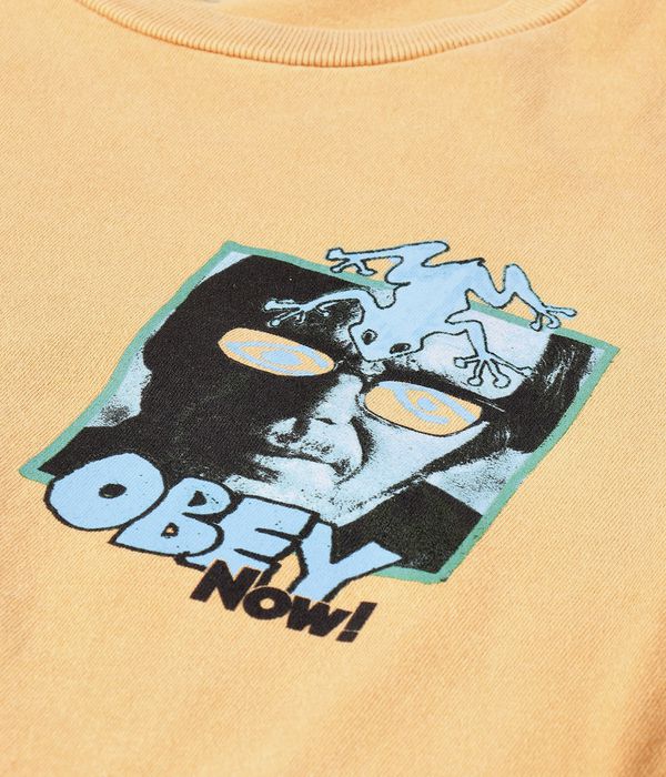Obey Now! T-Shirt (pigment sunflower)