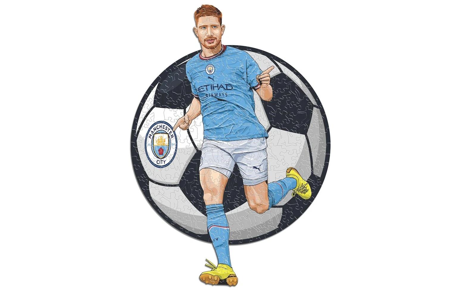 Man City FC – Kevin De BruyneOffizielles Holzpuzzle, Grösse M