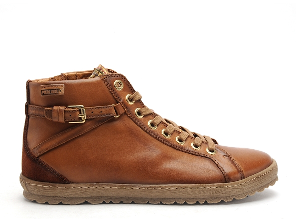 Pikolinos boots bottine plates femme 901 7312 marron