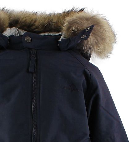 Ver de Terre Schneeanzug m. Pelz - Navy