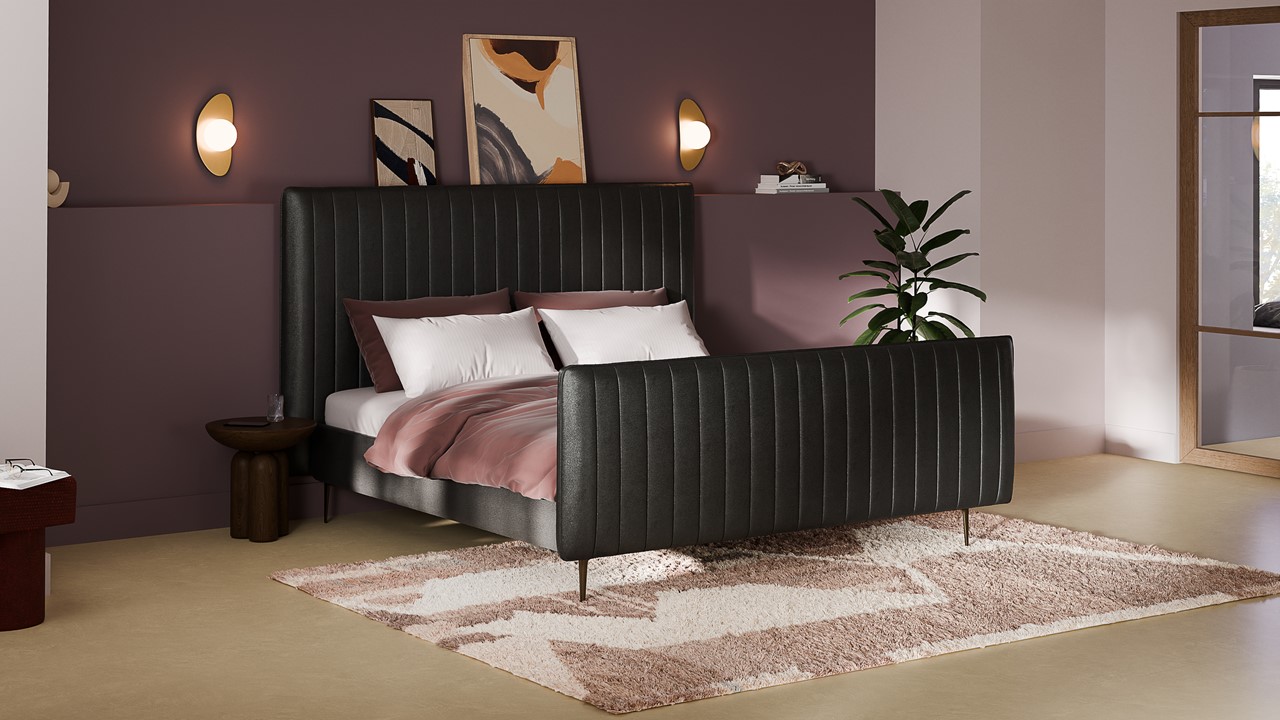 Bed Ruby - Velvet glow dark grey