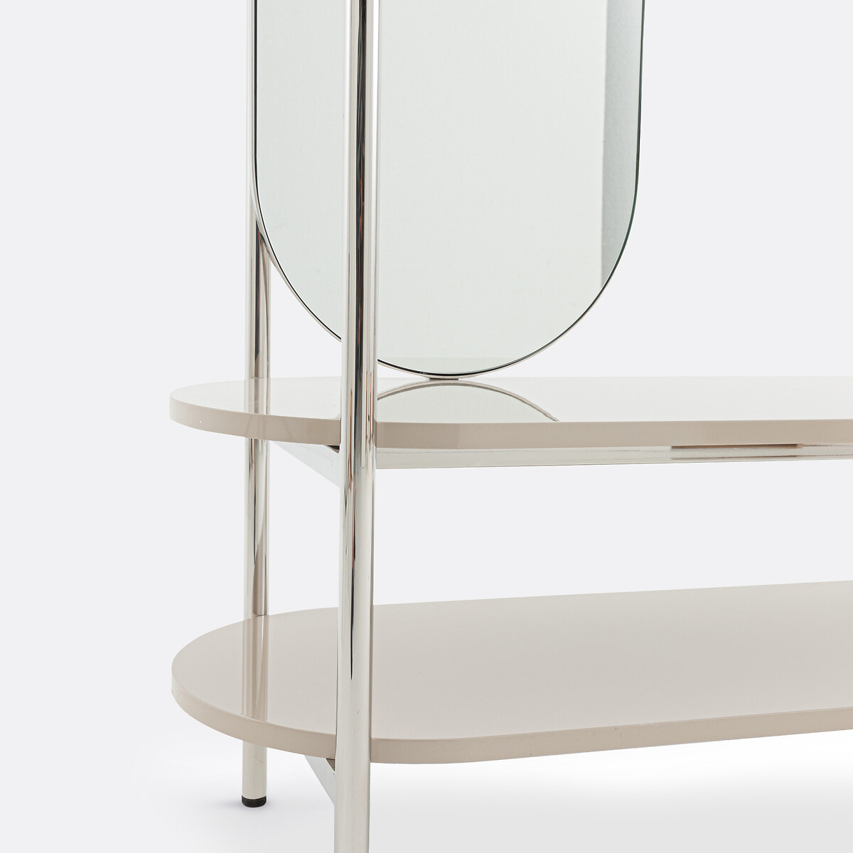 LA REDOUTE INTERIEURS<br>Guarda-roupa em aço, metal e MDF com espelho, Marlow