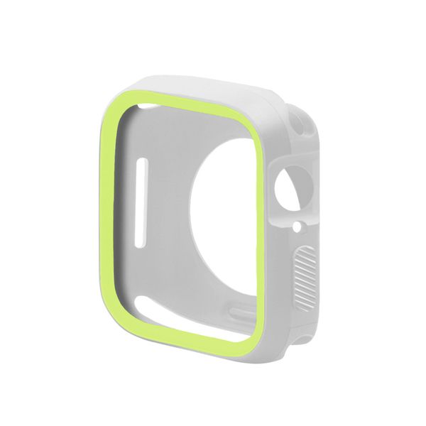 G4M Capa de Proteção Reforçada para Apple Watch Series 9 Aluminum - 41mm - Cinza / Verde - 7427285975657