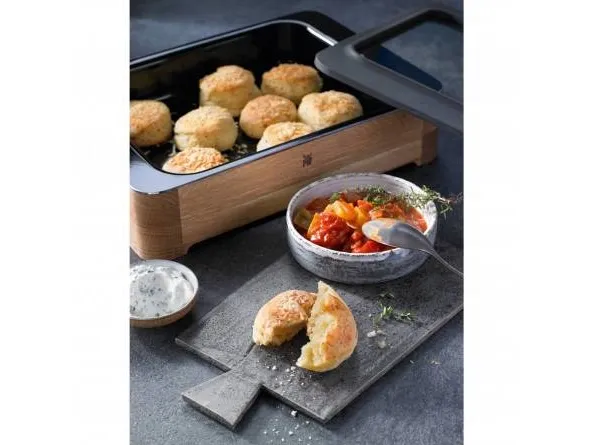 WMF Fusiontec - Bagefad - 36 x 26 x 8 cm - sort, natur