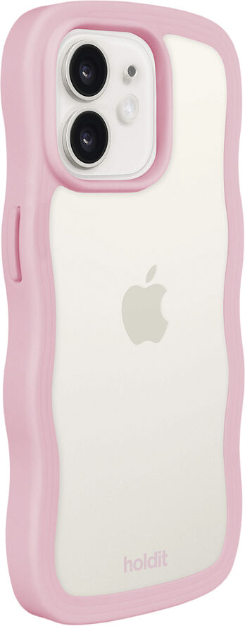 HoldIt Wavy Case iPhone 12/12 Pro Lyserød